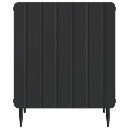 Bedside Cabinet Black 43 x 34.5 x 52 cm Engineered Wood