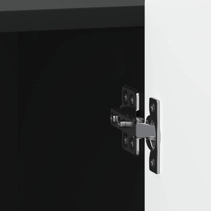 Bedside Cabinet 2 pcs Black 43 x 34.5 x 52 cm Engineered Wood