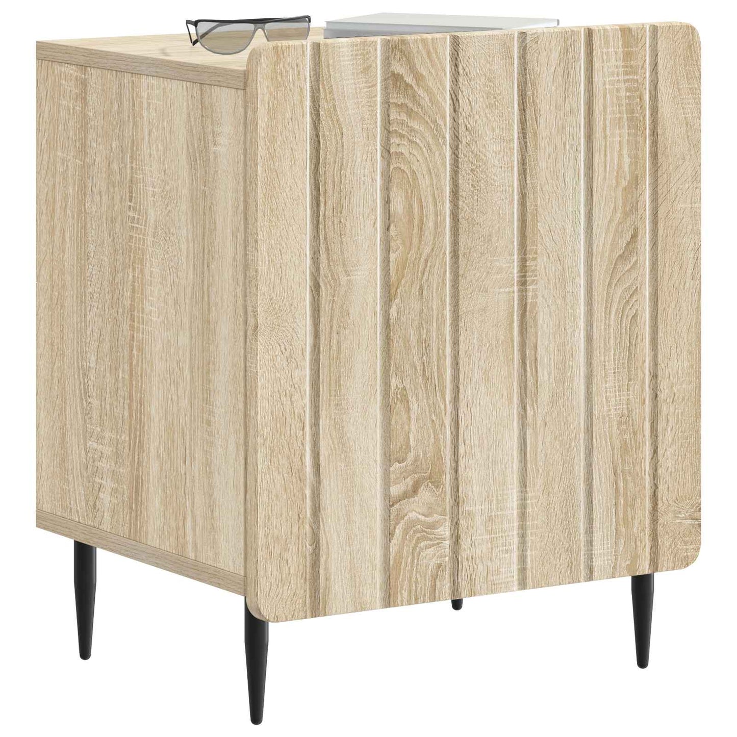 Bedside Cabinet Sonoma Oak 43 x 34.5 x 52 cm Engineered Wood