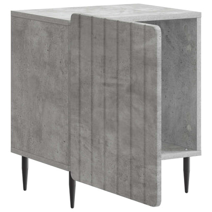 Bedside Cabinet Concrete Grey 43 x 34.5 x 52 cm Engineered Wood