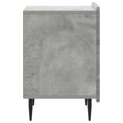 Bedside Cabinet 2 pcs Concrete Grey 43 x 34.5 x 52 cm