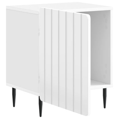 Bedside Cabinet 2 pcs High Gloss White 43 x 34.5 x 52 cm