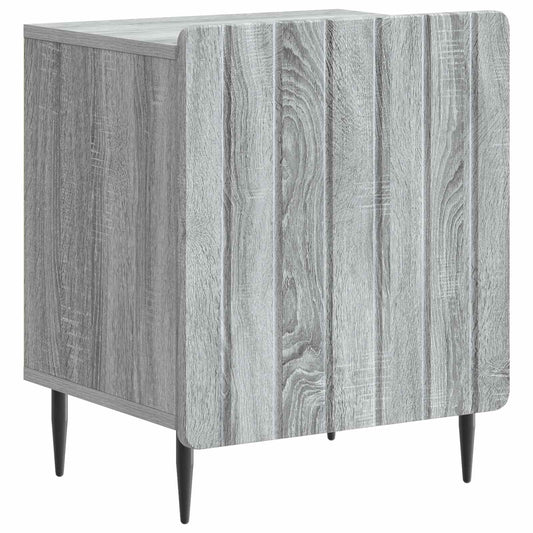 Bedside Cabinet Grey Sonoma 43 x 34.5 x 52 cm Engineered Wood