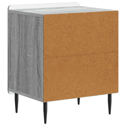 Bedside Cabinet Grey Sonoma 43 x 34.5 x 52 cm Engineered Wood