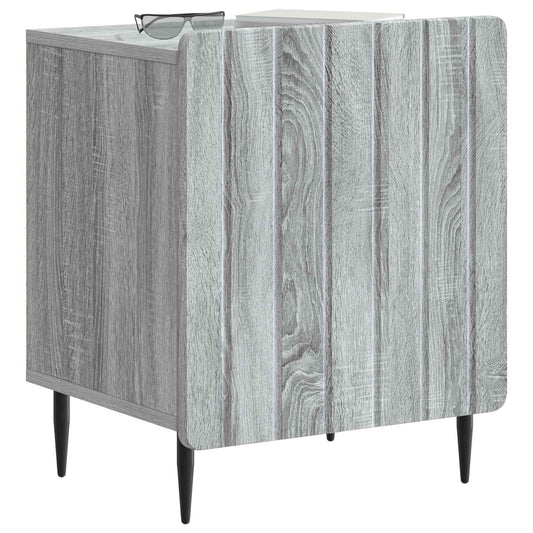 Bedside Cabinet 2 pcs Grey Sonoma 43 x 34.5 x 52 cm