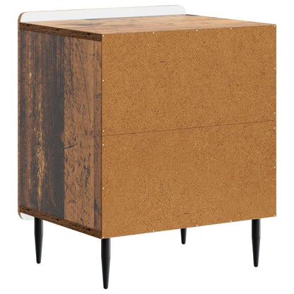 Bedside Cabinet Old Wood 43 x 34.5 x 52 cm Engineered Wood