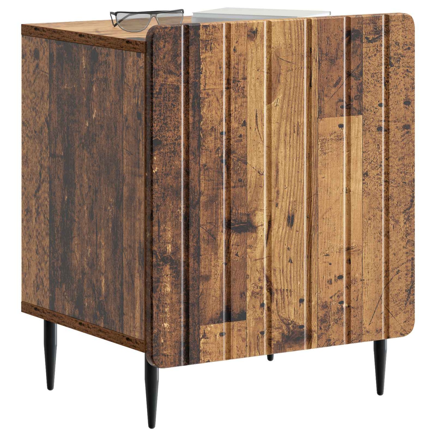 Bedside Cabinet Old Wood 43 x 34.5 x 52 cm Engineered Wood