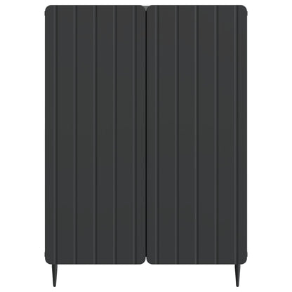 Sideboard Black 66 x 34.5 x 92 cm Engineered Wood