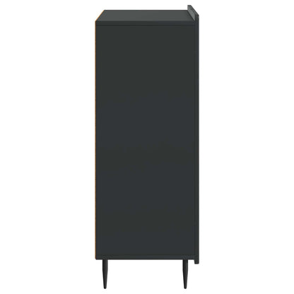 Sideboard Black 66 x 34.5 x 92 cm Engineered Wood