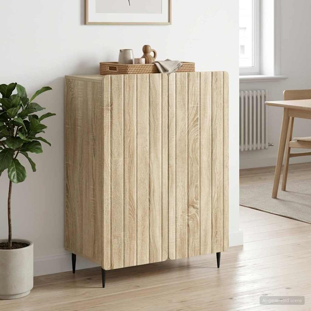Sideboard Sonoma Oak 66 x 34.5 x 92 cm Engineered Wood
