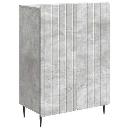 Sideboard Concrete Grey 66 x 34.5 x 92 cm Engineered Wood