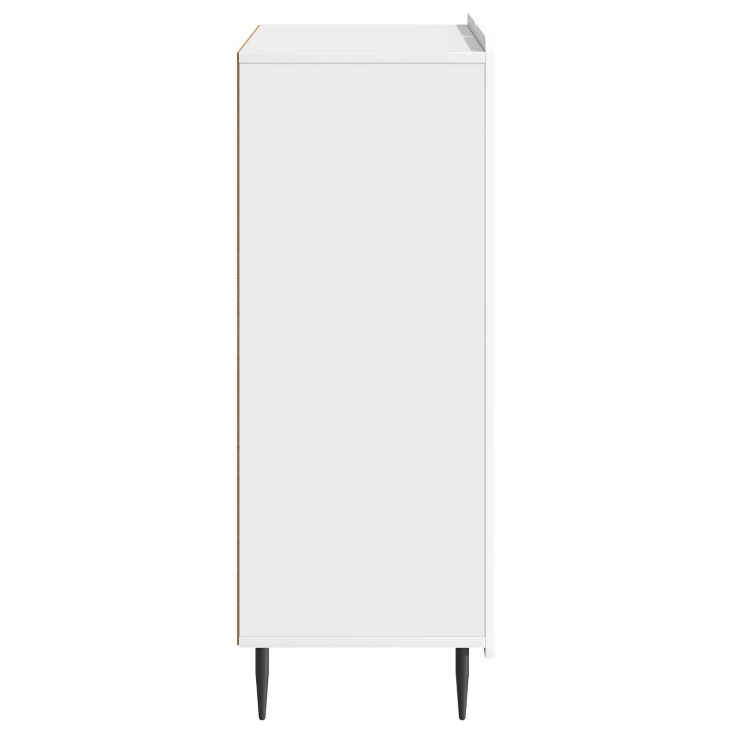 Sideboard High Gloss White 66 x 34.5 x 92 cm Engineered Wood