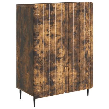 Sideboard Smoked Oak 66 x 34.5 x 92 cm Engineered Wood