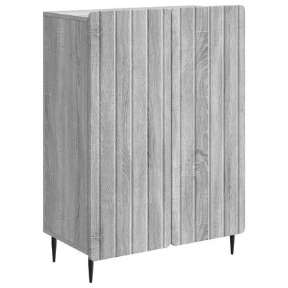 Sideboard Grey Sonoma 66 x 34.5 x 92 cm Engineered Wood