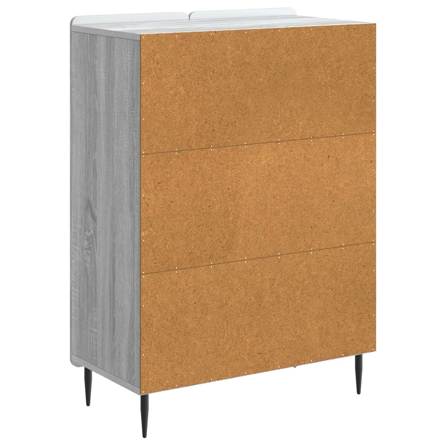 Sideboard Grey Sonoma 66 x 34.5 x 92 cm Engineered Wood