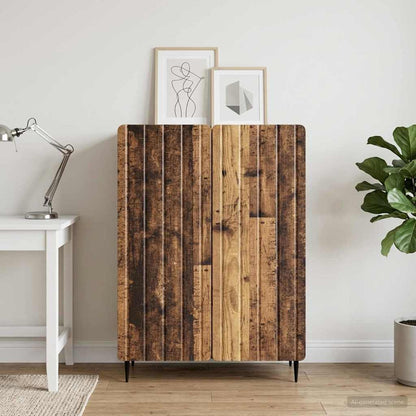 Sideboard Old Wood 66 x 34.5 x 92 cm Engineered Wood
