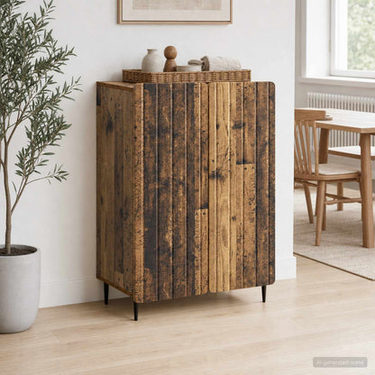 Sideboard Old Wood 66 x 34.5 x 92 cm Engineered Wood