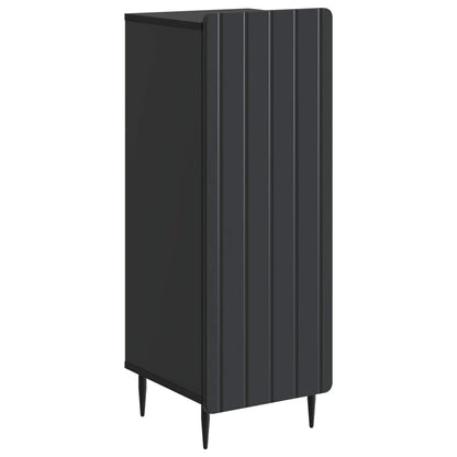 Sideboard Black 34.5 x 33 x 92 cm Engineered Wood