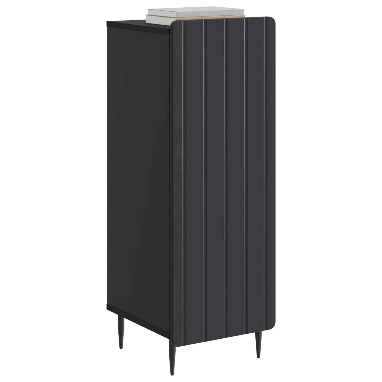 Sideboard Black 34.5 x 33 x 92 cm Engineered Wood