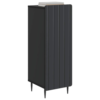 Sideboard Black 34.5 x 33 x 92 cm Engineered Wood