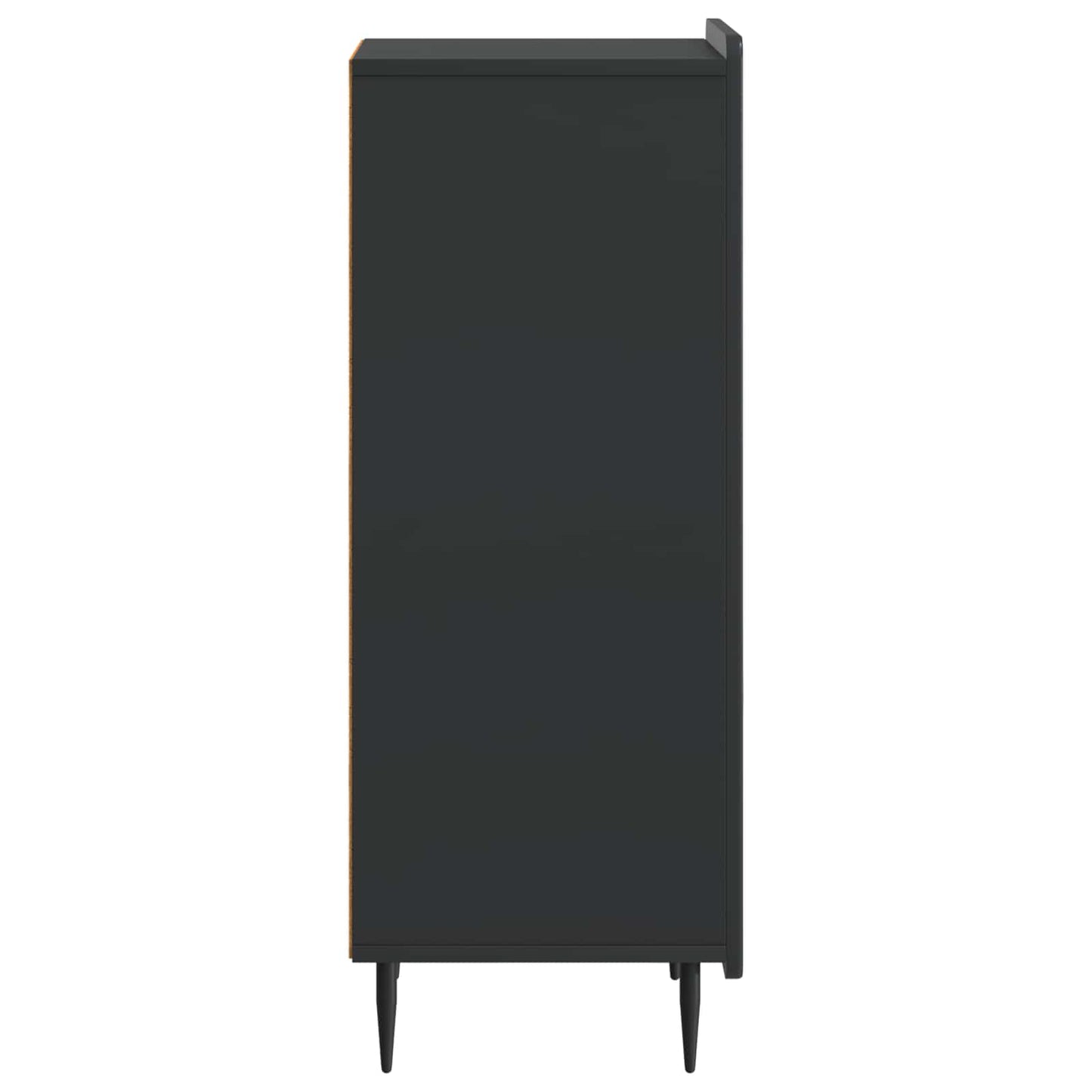 Sideboard Black 34.5 x 33 x 92 cm Engineered Wood