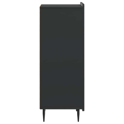 Sideboard Black 34.5 x 33 x 92 cm Engineered Wood