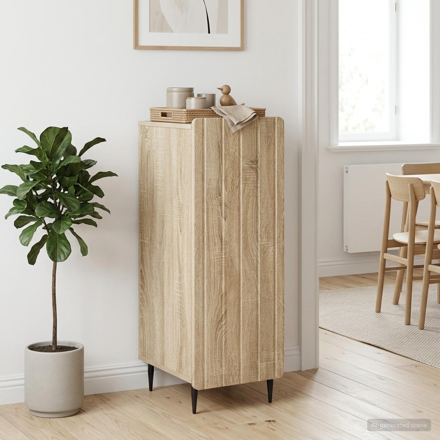 Sideboard Sonoma Oak 34.5 x 33 x 92 cm Engineered Wood