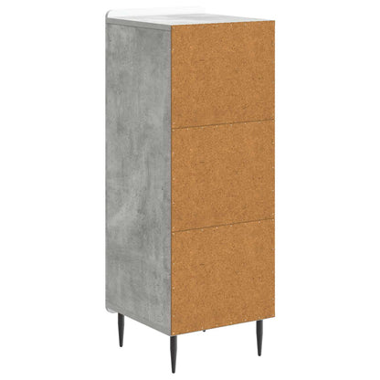 Sideboard Concrete Grey 34.5 x 33 x 92 cm Engineered Wood