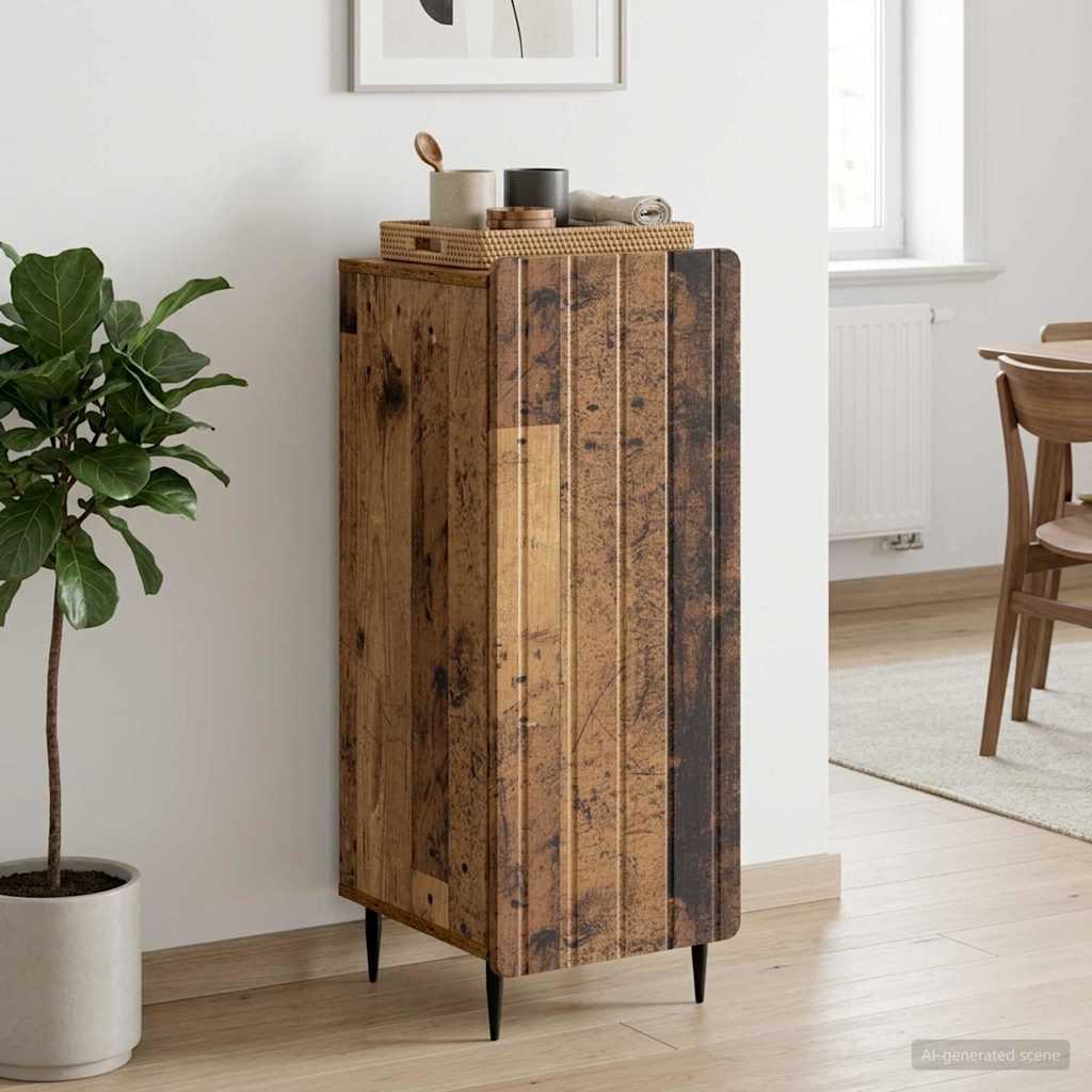 Sideboard Old Wood 34.5 x 33 x 92 cm Engineered Wood