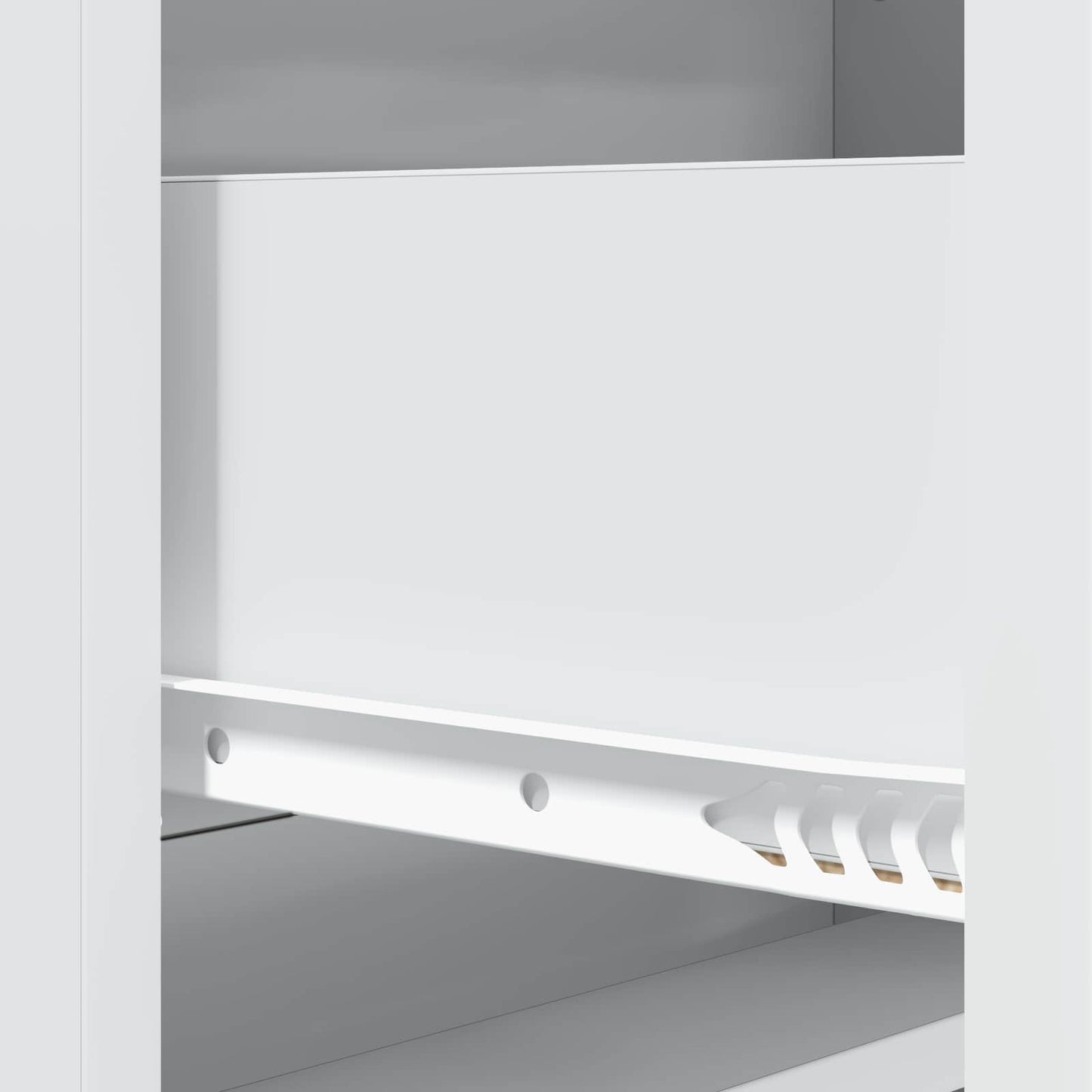Drawer Cabinet White 66 x 34.5 x 92 cm Engineered Wood