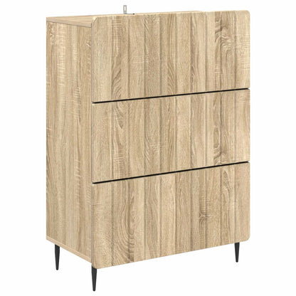 Drawer Cabinet Sonoma Oak 66 x 34.5 x 92 cm Engineered Wood