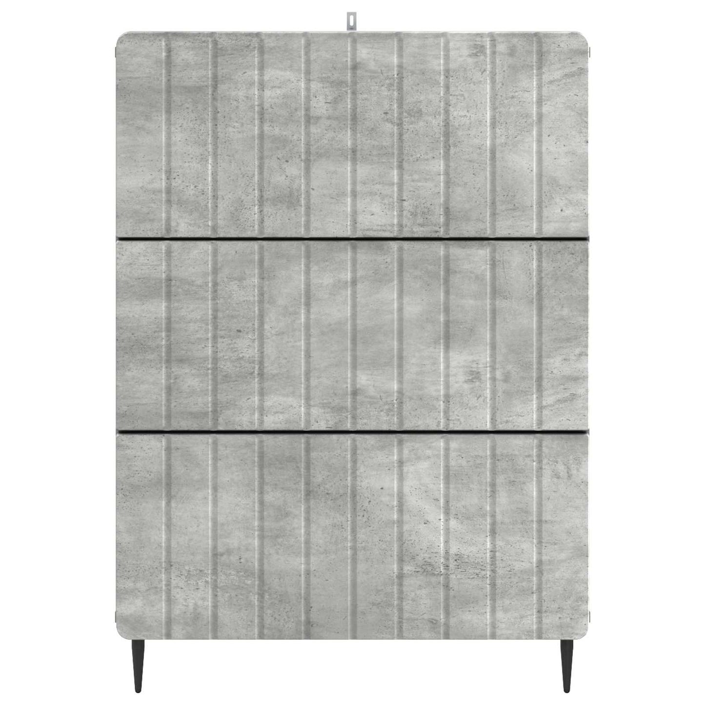 Drawer Cabinet Concrete Grey 66 x 34.5 x 92 cm Engineered Wood