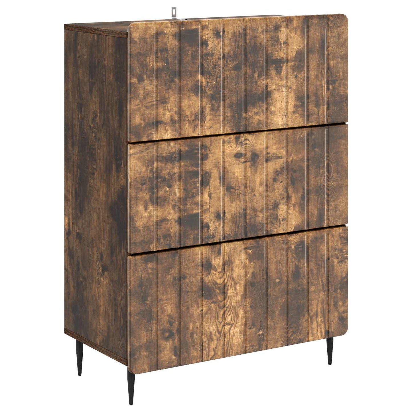 Drawer Cabinet Smoked Oak 66 x 34.5 x 92 cm Engineered Wood
