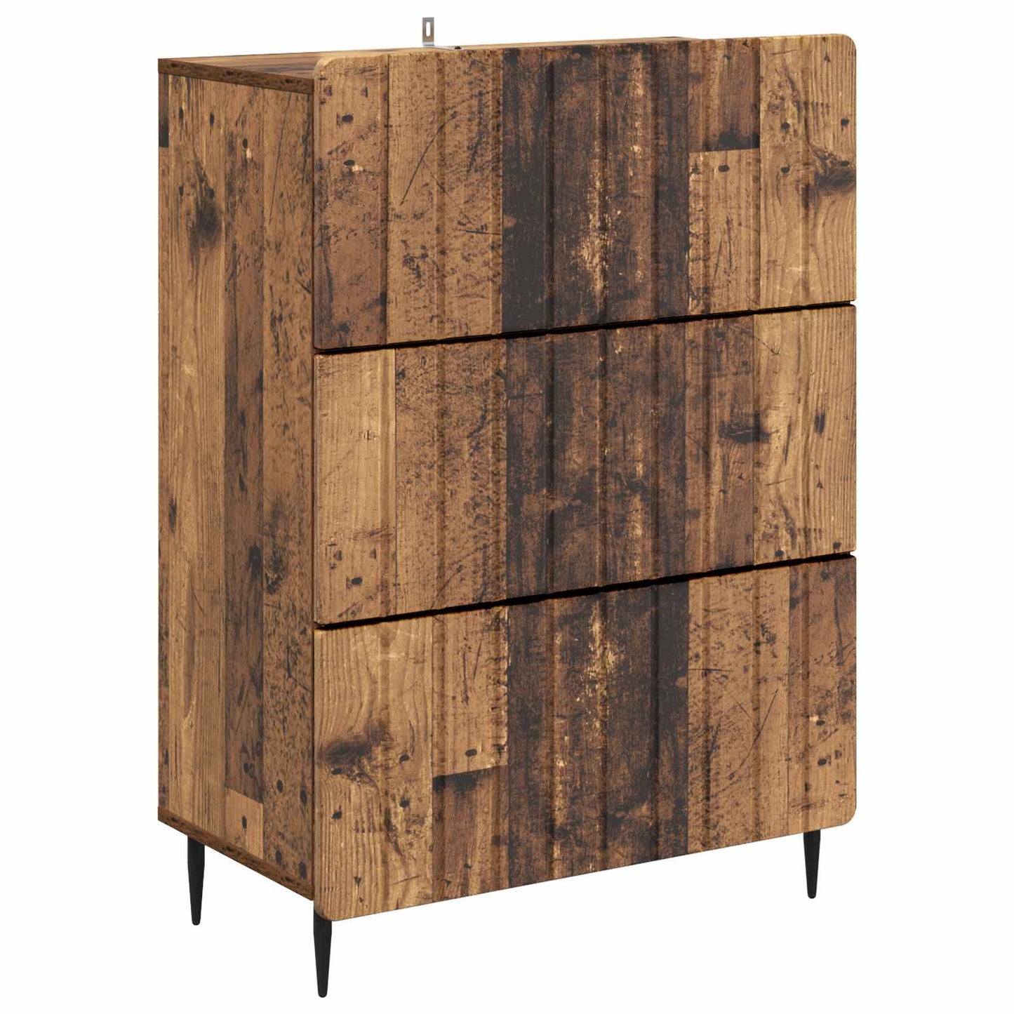 Drawer Cabinet Old Wood 66 x 34.5 x 92 cm Engineered Wood