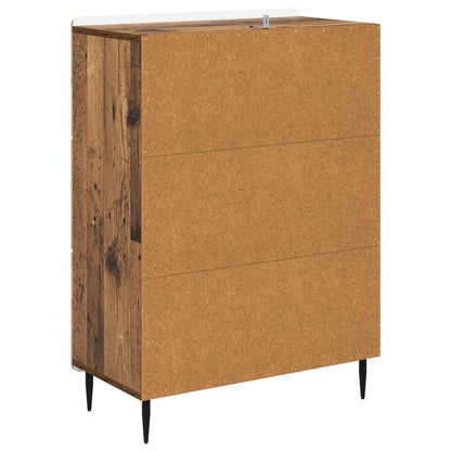 Drawer Cabinet Old Wood 66 x 34.5 x 92 cm Engineered Wood