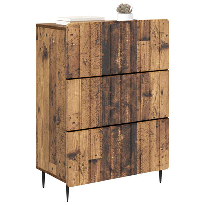Drawer Cabinet Old Wood 66 x 34.5 x 92 cm Engineered Wood