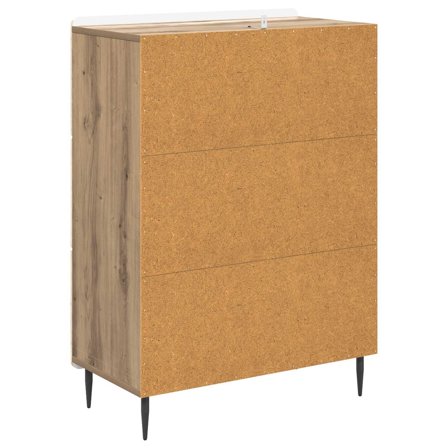 Drawer Cabinet 66 x 34.5 x 92 cm Engineered Wood Artisan Oak
