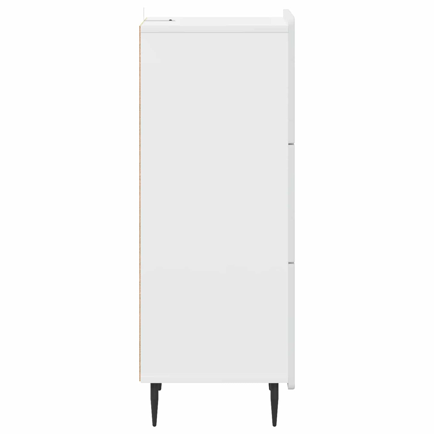 Drawer Cabinet White 33 x 34.5 x 92 cm Engineered Wood