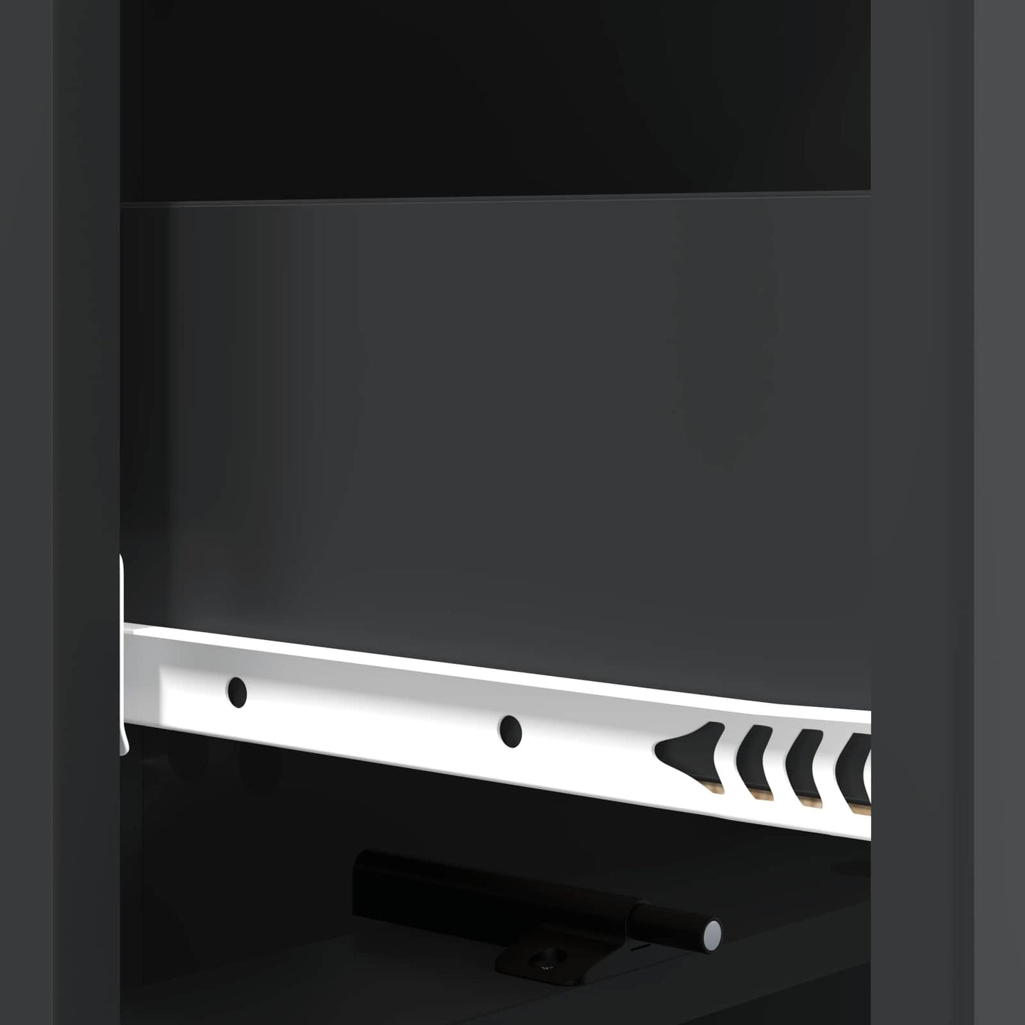 Drawer Cabinet Black 33 x 34.5 x 92 cm Engineered Wood