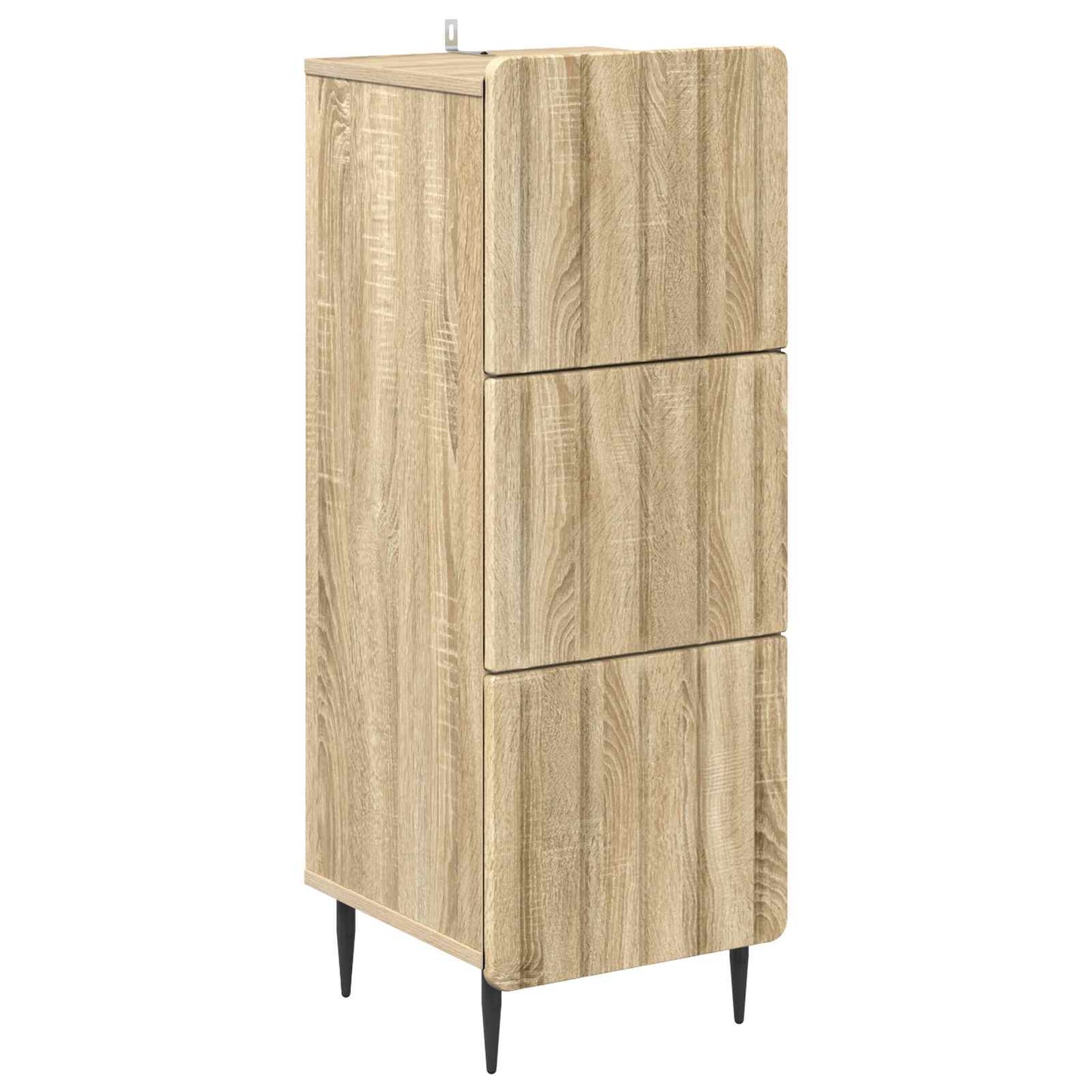 Drawer Cabinet 33 x 34.5 x 92 cm Engineered Wood Sonoma Oak