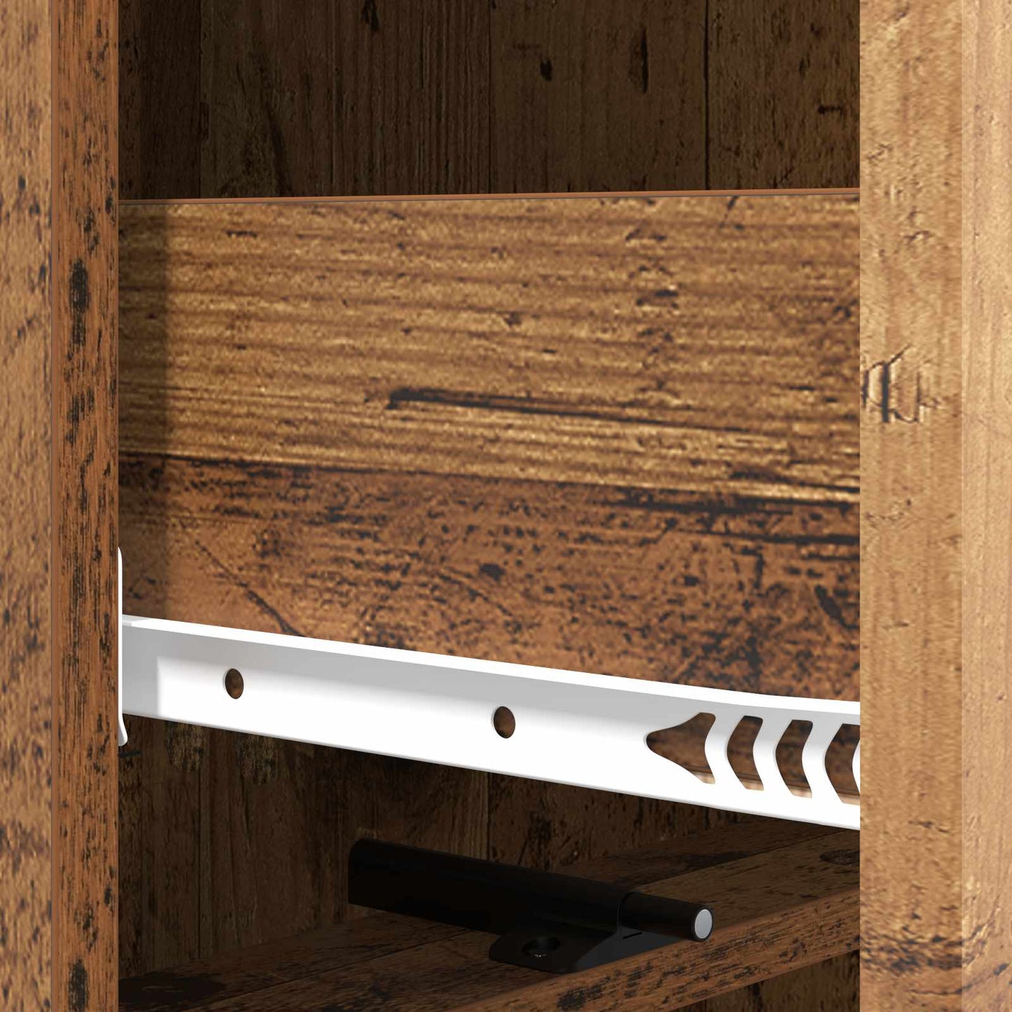 Drawer Cabinet Old Wood 33 x 34.5 x 92 cm Engineered Wood