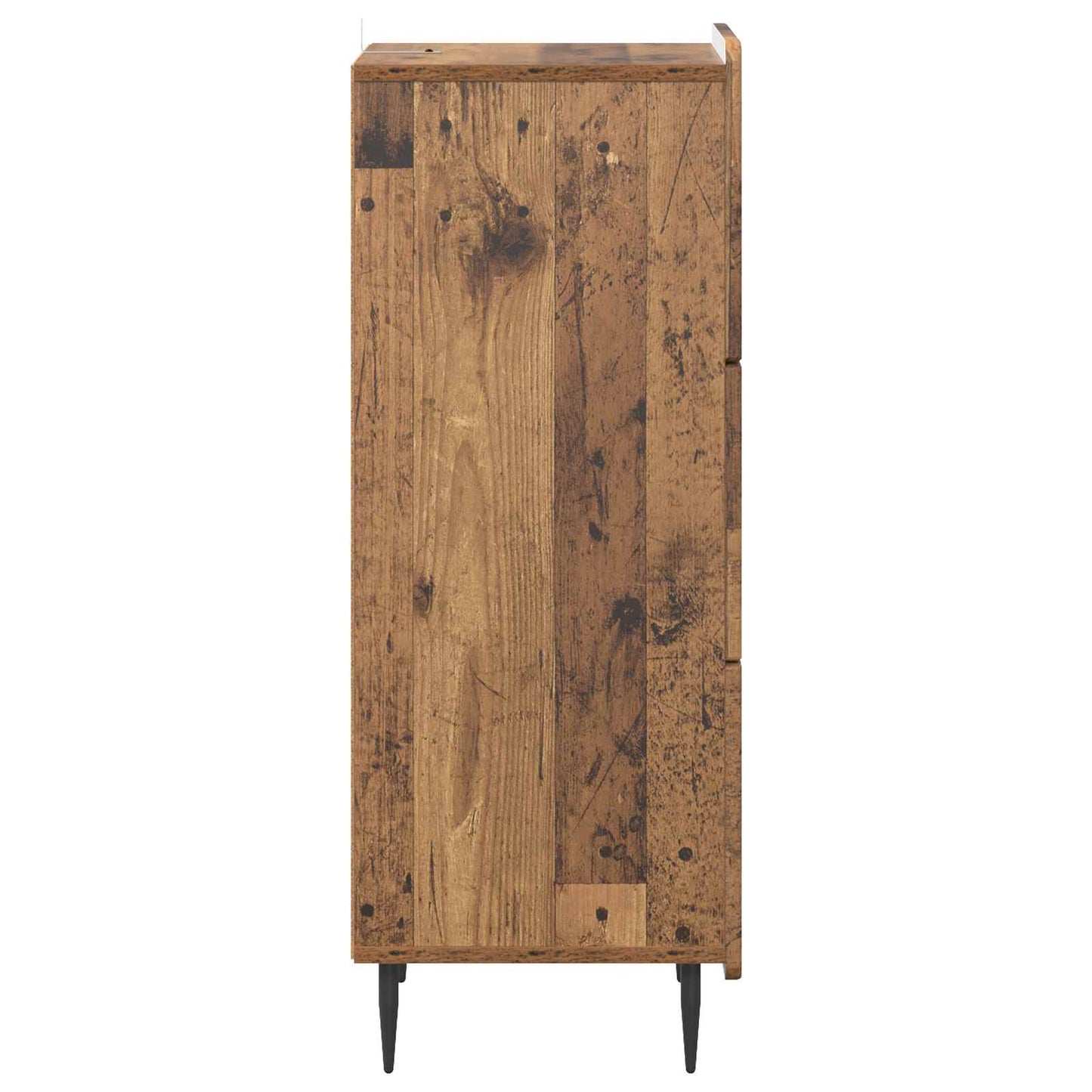 Drawer Cabinet Old Wood 33 x 34.5 x 92 cm Engineered Wood