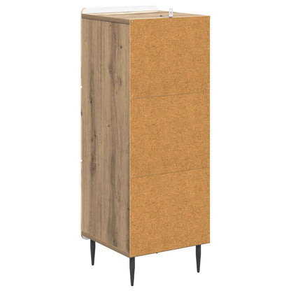 Drawer Cabinet Artisan Oak 33 x 34.5 x 92 cm Engineered Wood