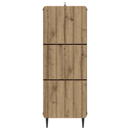 Drawer Cabinet Artisan Oak 33 x 34.5 x 92 cm Engineered Wood