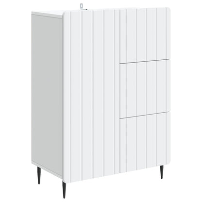 Sideboard with Drawer White 66 x 34.5 x 91.5 cm Engineered Wood