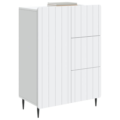 Sideboard with Drawer White 66 x 34.5 x 91.5 cm Engineered Wood