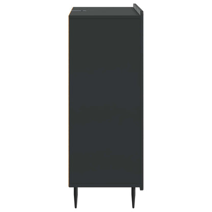 Sideboard with Drawer Black 66 x 34.5 x 91.5 cm Engineered Wood