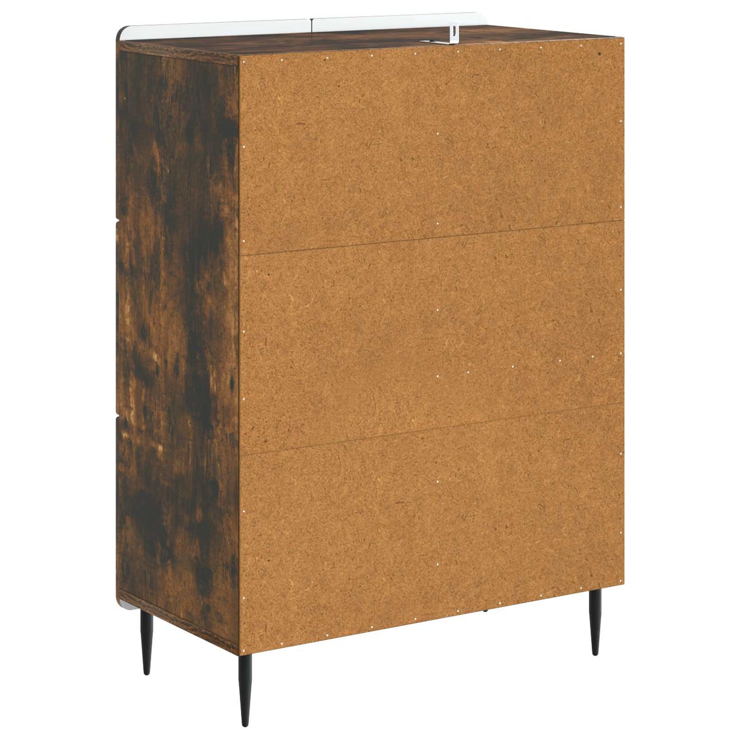 Sideboard Smoked Oak 66 x 34.5 x 91.5 cm Engineered Wood