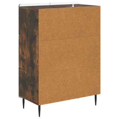 Sideboard Smoked Oak 66 x 34.5 x 91.5 cm Engineered Wood