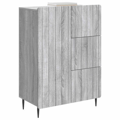 Sideboard Grey Sonoma 66 x 34.5 x 91.5 cm Engineered Wood